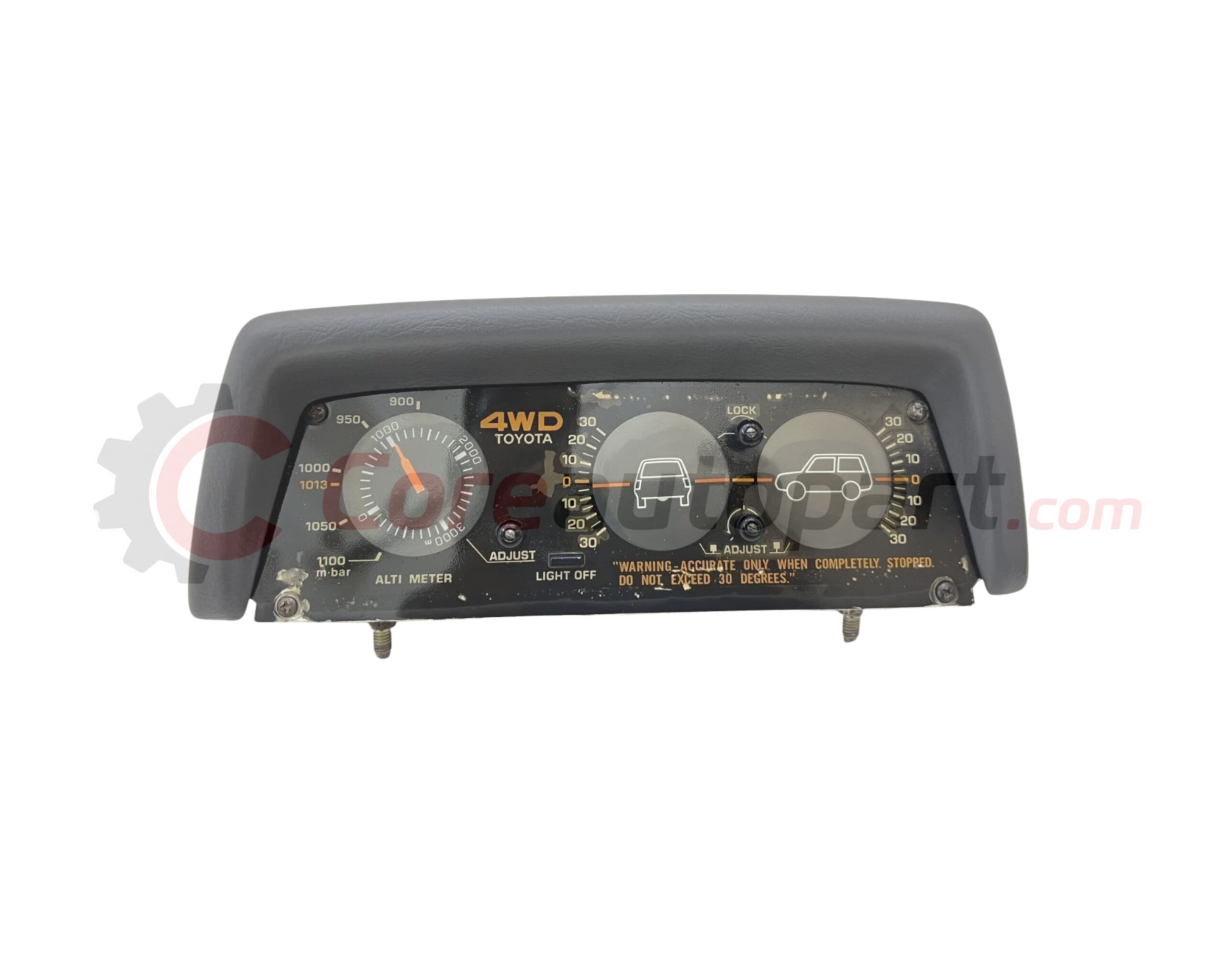 1st gen 4Runner Toyota Hilux1984-88 inclinometer / Altimeter Grey Color