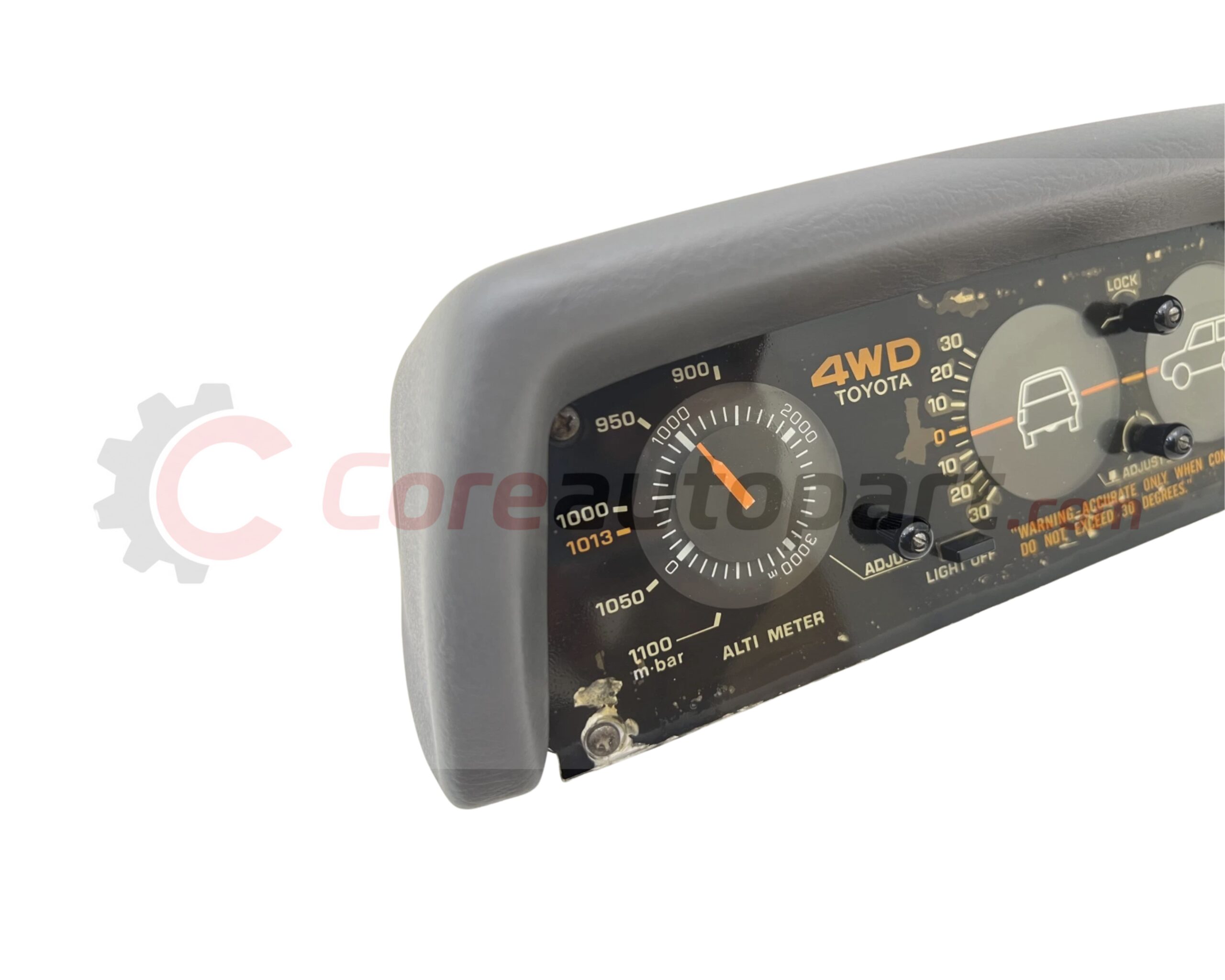 1st gen 4Runner Toyota Hilux1984-88 inclinometer / Altimeter Grey Color - Image 2