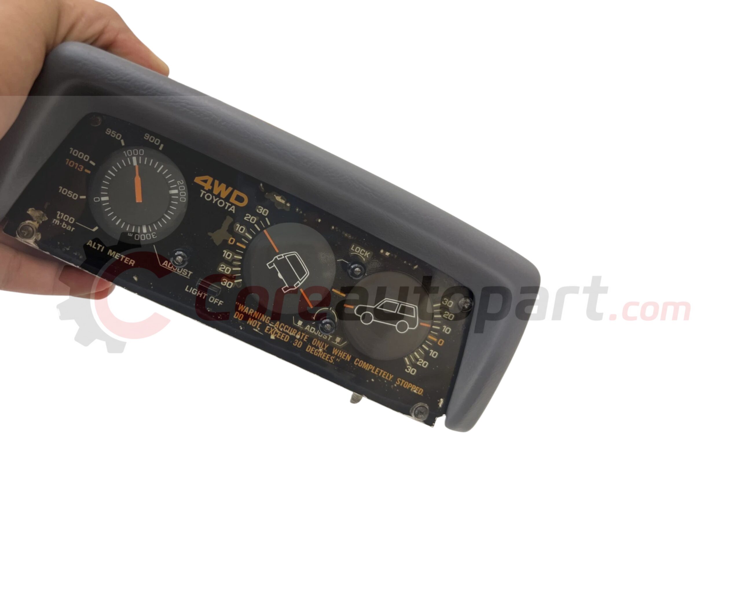 1st gen 4Runner Toyota Hilux1984-88 inclinometer / Altimeter Grey Color - Image 5