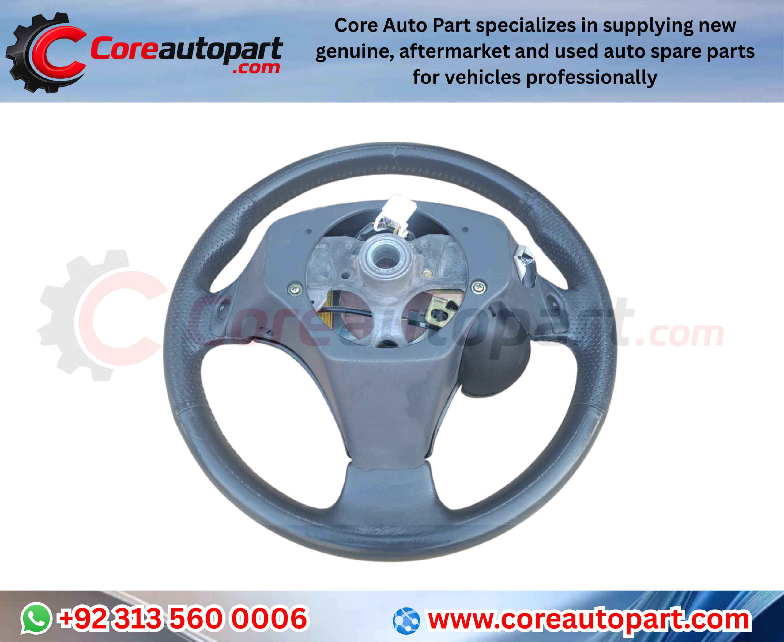 Steering Wheel Toyota Corolla S 2003-2008 Gray-FD12, 45100-02281-B0 S Class - Image 2