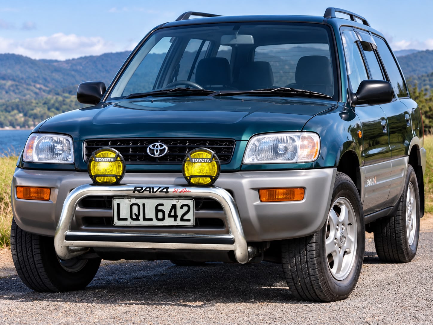 52410-42020 Bull Bar Rav4 1996-2000 w/t Toyota Fog Lights Nudge Bar Rav4 1996-2000 - Image 7