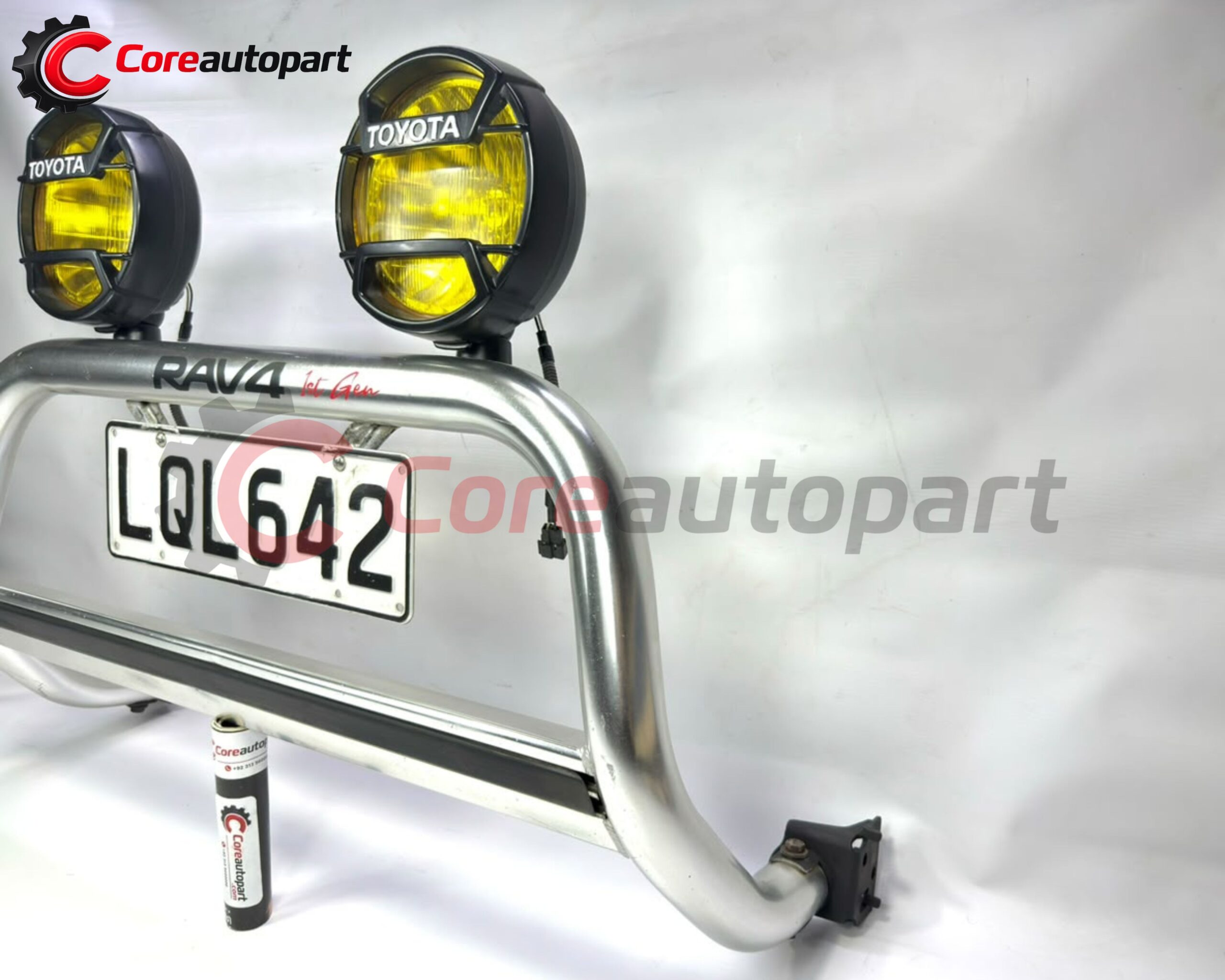 52410-42020 Bull Bar Rav4 1996-2000 w/t Toyota Fog Lights Nudge Bar Rav4 1996-2000 - Image 4
