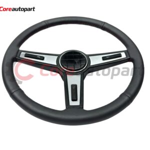 45100-35171-01 Steering Wheel Hilux Pickup 1979-1983 Leather Stitched Painted 45100-35171-01 Black Color (C31)